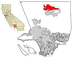 Map of Lancaster CA